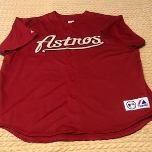 Astros baseball jersey XL or XXL